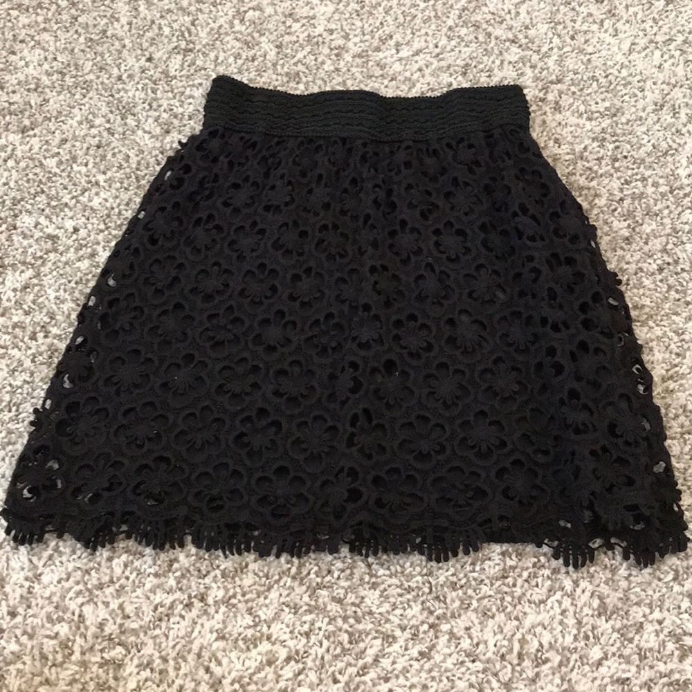 Embroided Black skirt